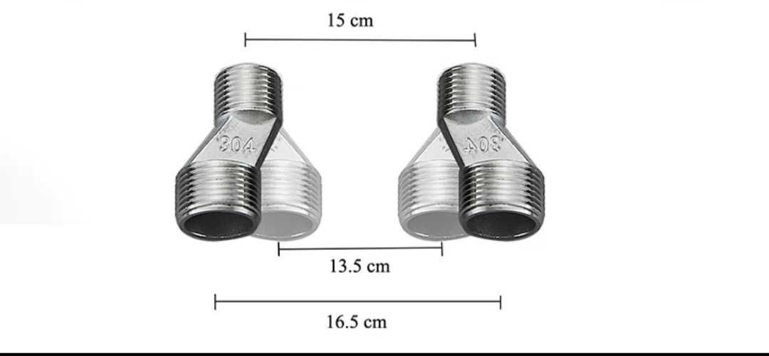 Bateria kuchenna łamana chrom rozstaw 150mm