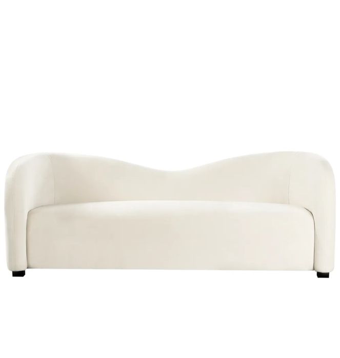 Sofá em veludo - 3 lugares