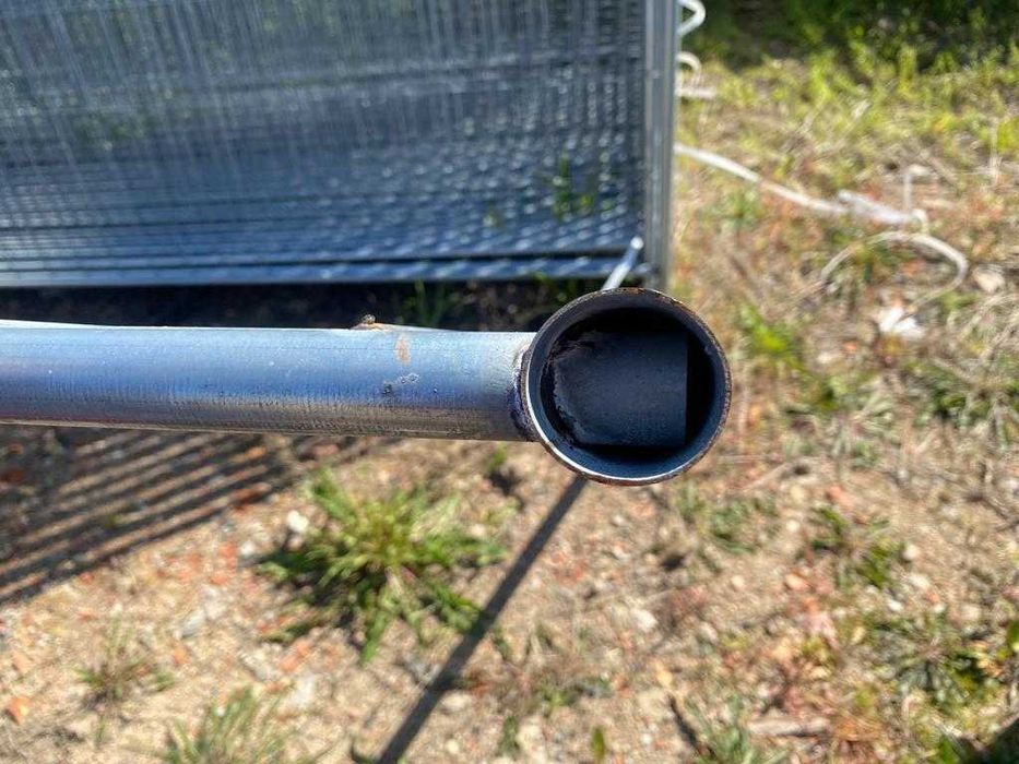 Płot brama ogrodzenie tymczasowe panel "rura w rurze" wzmocnione 3,5m