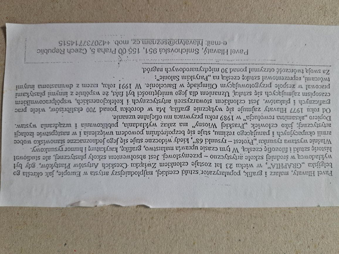 Paweł Hlavaty dwa obrazy - grafiki - Erotyki