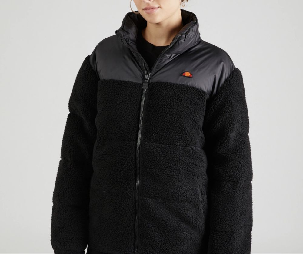 Casaco Ellesse Preto Teddy/ Puffer (novo)
