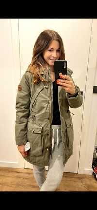 r. S kurtka parka Khujo, kolor khaki (zielona)