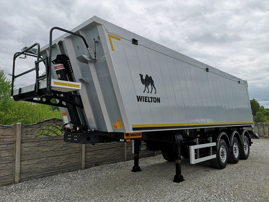 Wielton Wywrotka Aluminiowa 42m3 Osie SAF Jeden Właściciel!  2021 Rok Produkcji! Oś Podnoszona! Waga 6020 KG!