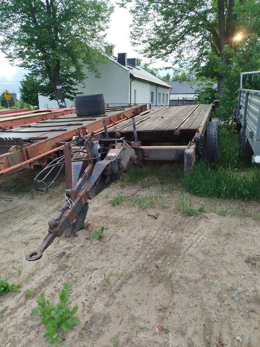 Rama przyczepa do bel przyczepka wywrotka dłużyca do drewna części