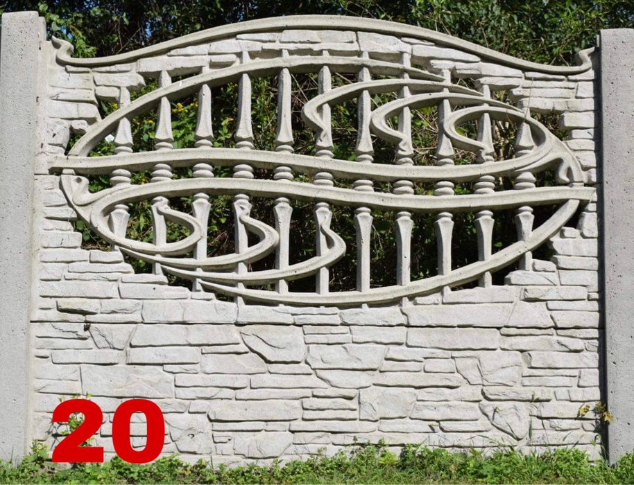 MDM OGRODZENIA betonowe producent podmurówka płyta słupek  Olszyny