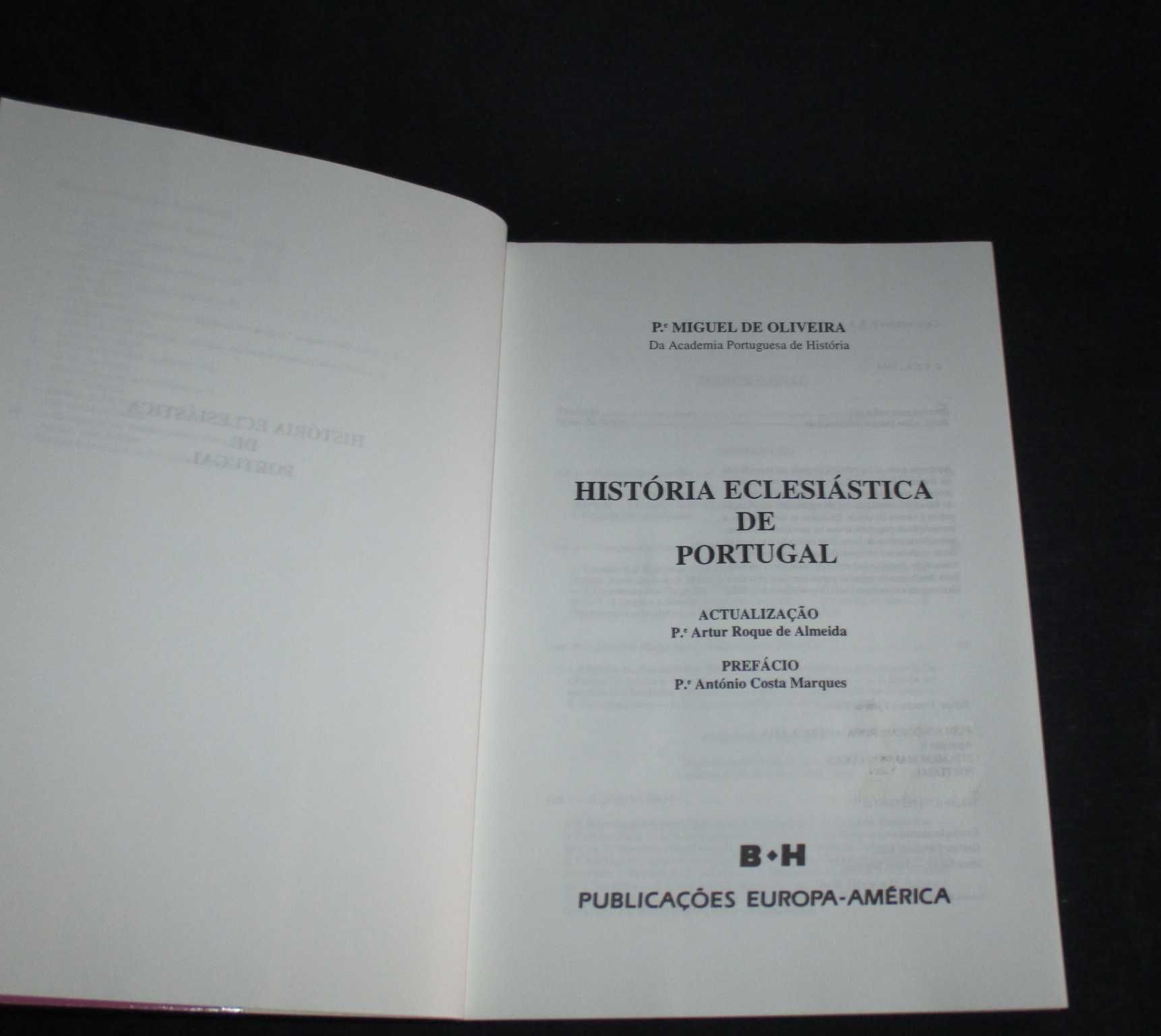 Livro História Eclesiástica de Portugal