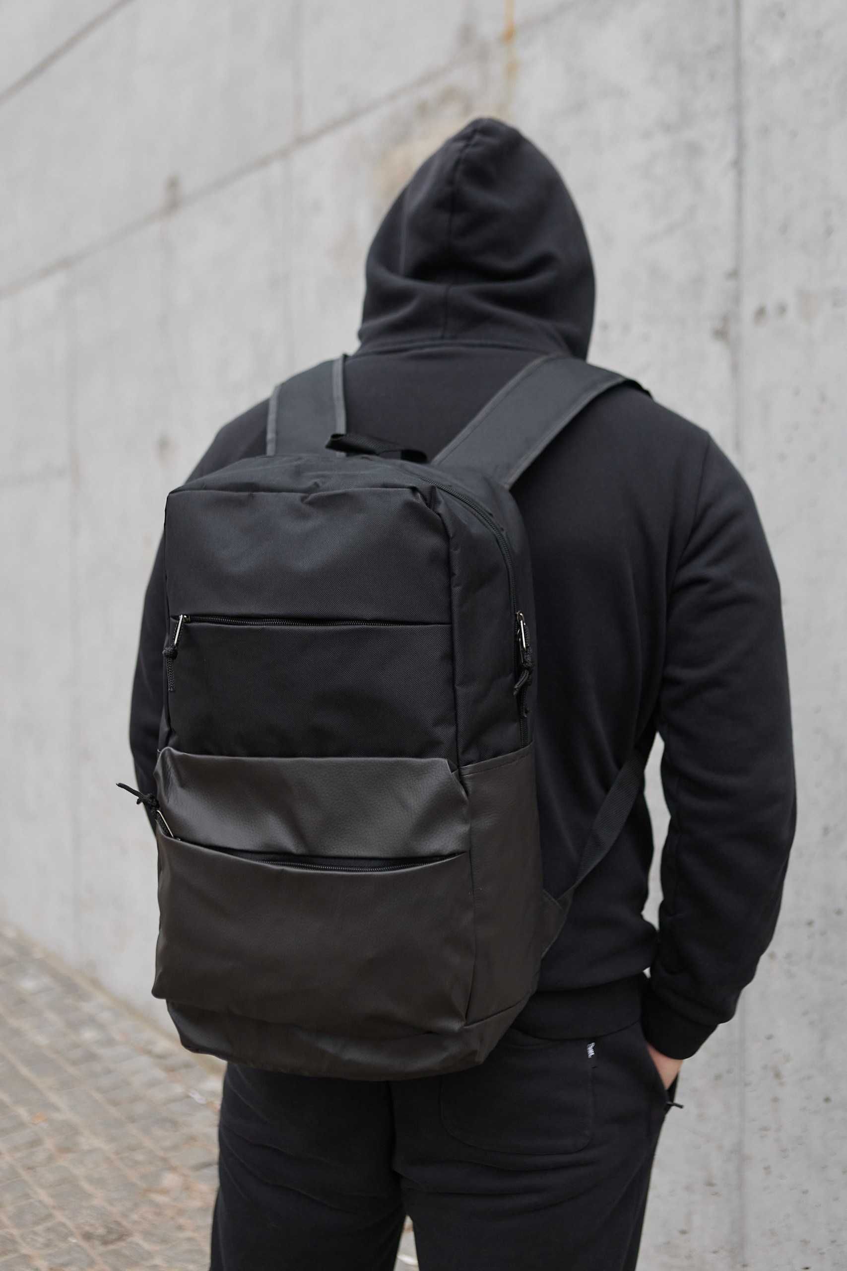 Рюкзак черный big bag