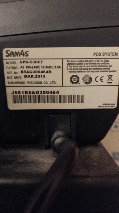 Registadora Sam4S SPS-530
