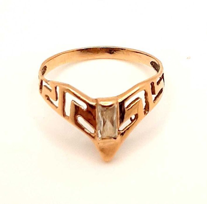 Złoty pierścionek Grecki wzór PR.585 W:1,28gr R.11 InterSKLEP