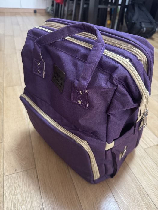 Mochila / Mala Maternidade e berço 2 em 1 para bebé