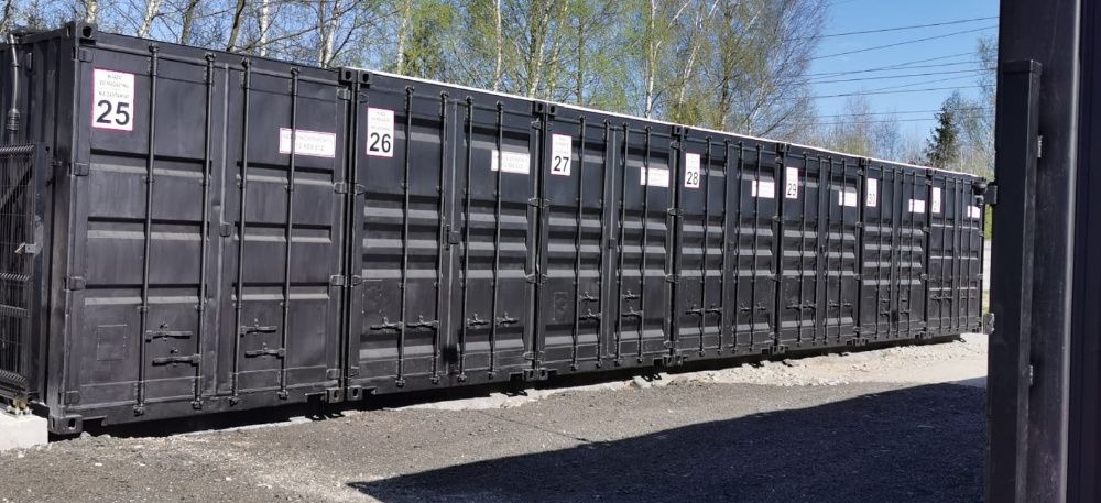Magazyn 15 m2   Alarm w każdym kontenerze  ( podjazd ochrony )