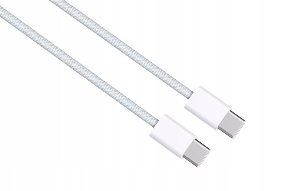 KABEL PRZEWÓD Oryginalny USB-C - C 60W 1M MacBook iPad iPhone AirPods