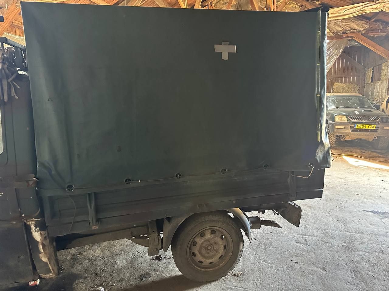 Прицеп (багажник) с каркасом и тентом. Volkswagen T4.  Разборка, шрот