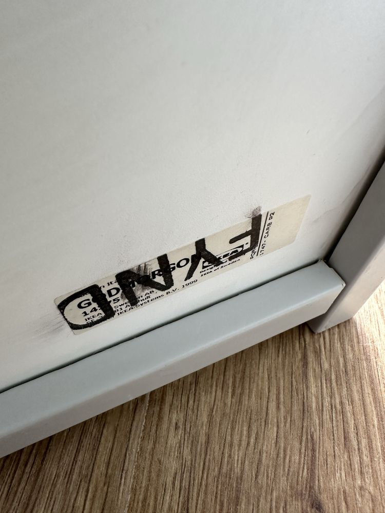Szafka łazienkowa meble  Ikea szara z lustrem Godmorgon