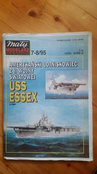 Mały Modelarz - model kartonowy lotniskowca USS "Essex"