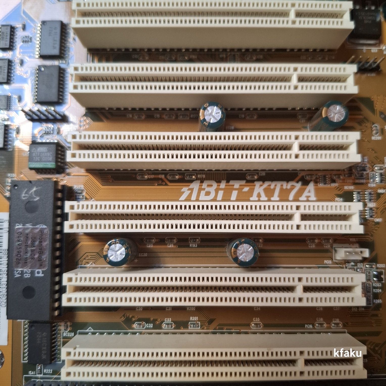 Płyta główna Abit KT7A socket 462, SDRAM, retro pc