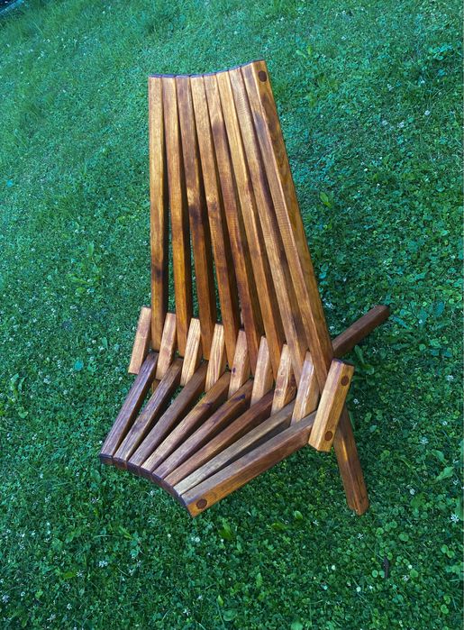 Ultrawygodne Krzesło ogrodowe skladany fotel leżak ogrodowy