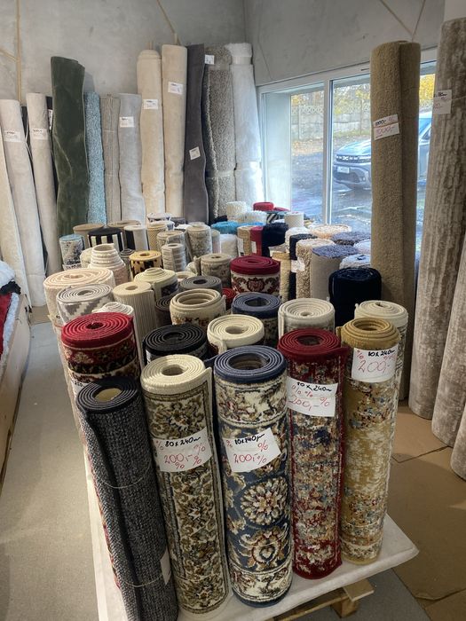 Dywan chodnik 80x200 80x250 80x300 szary brąz krem czerwony