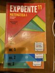 Manuais matematica A 11 volumes 1,2 e 3 e caderno actividades
