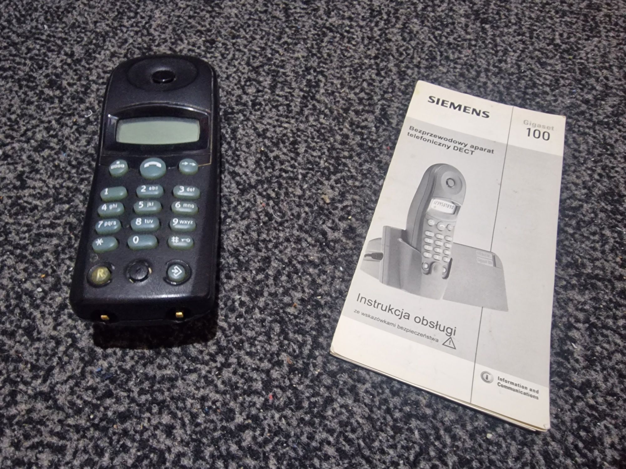 Telefon stacjonarny Siemens Gigaset 100 z logiem TP SA