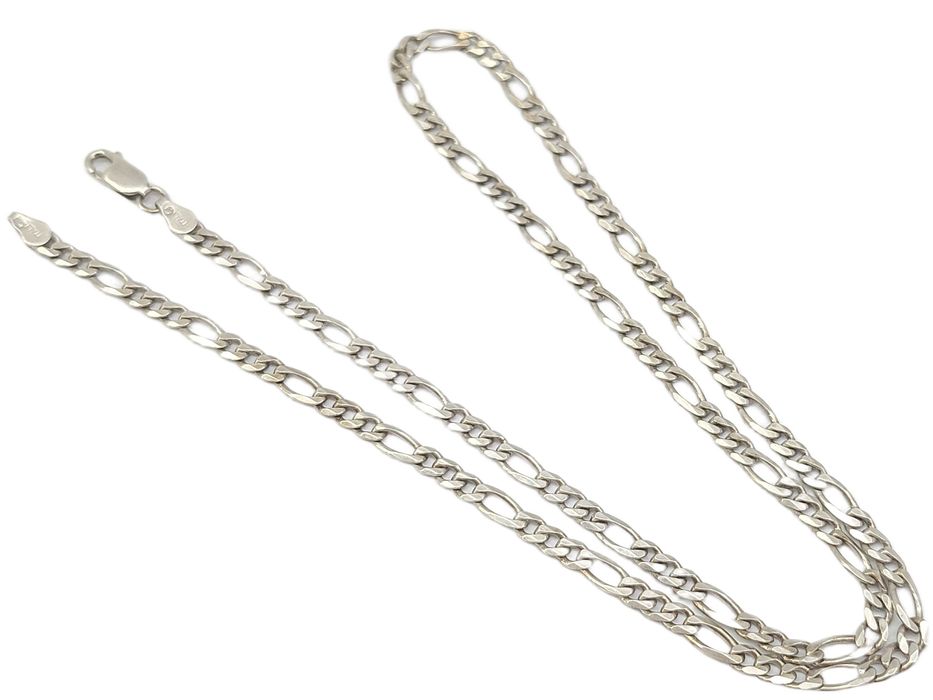 Łańcuszek srebrny 925 waga 11,60g, dł. 50cm, szer 0,5cm / FIGARO