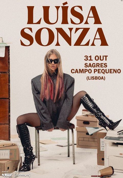 Bilhete concerto Luísa Sonza