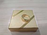 Nowy złoty pierścionek Cartier PR 585 r 17