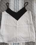 Blusa branca e preta - Mango