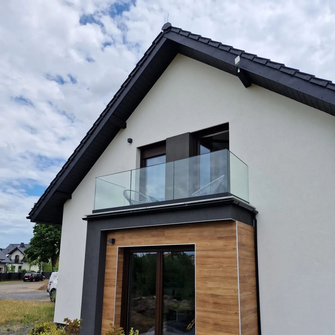 Balustrady panelowe aluminium stal nierdzewna balkonowe francuskie