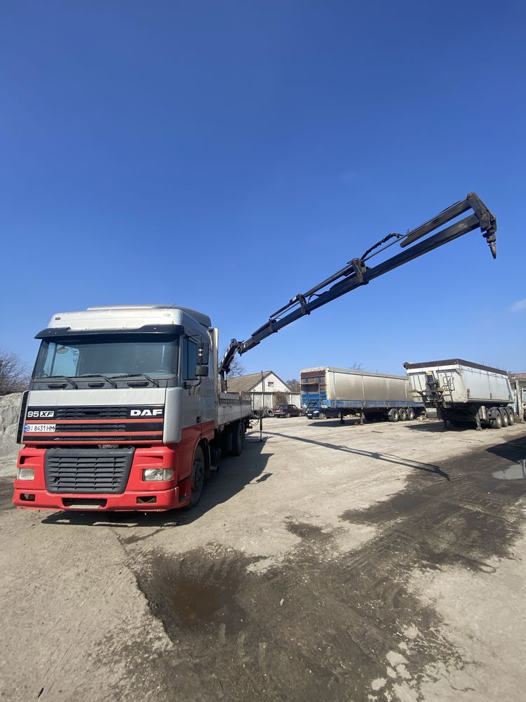 Daf xf95 маніпулятор. Hiab125