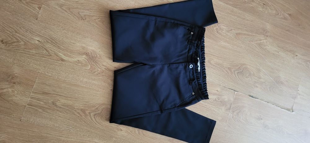 Spodnie eleganckie cygaretki chinosy rurki S Freesia