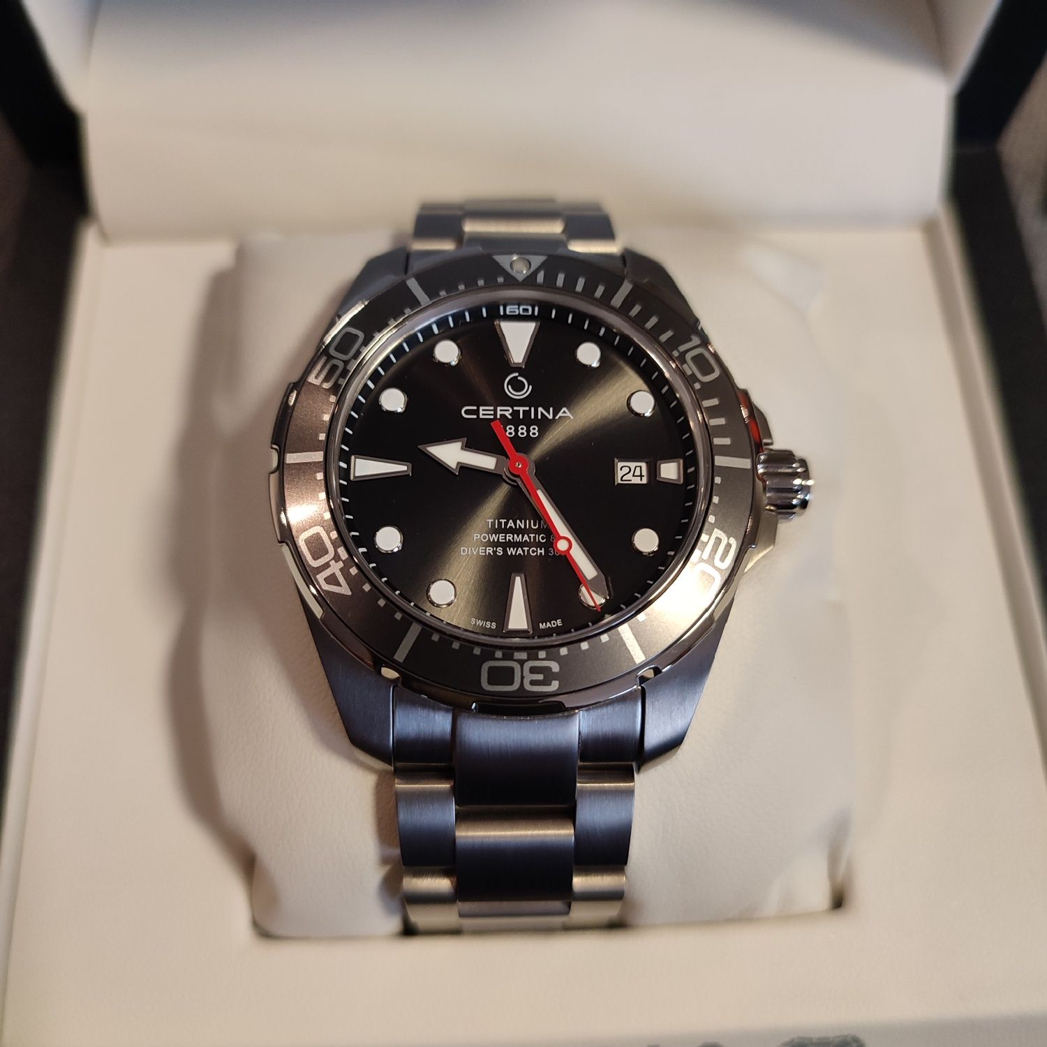Zegarek męski Certina DS Action Diver Automatic Titanium