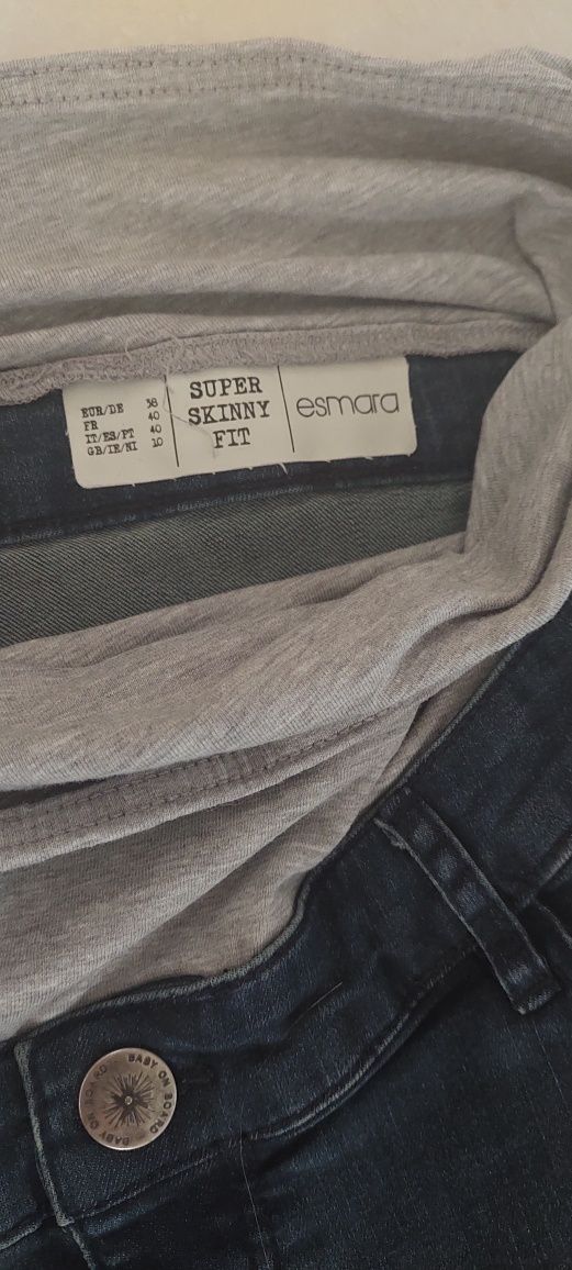 Spodnie ciążowe jeansy esmara 38