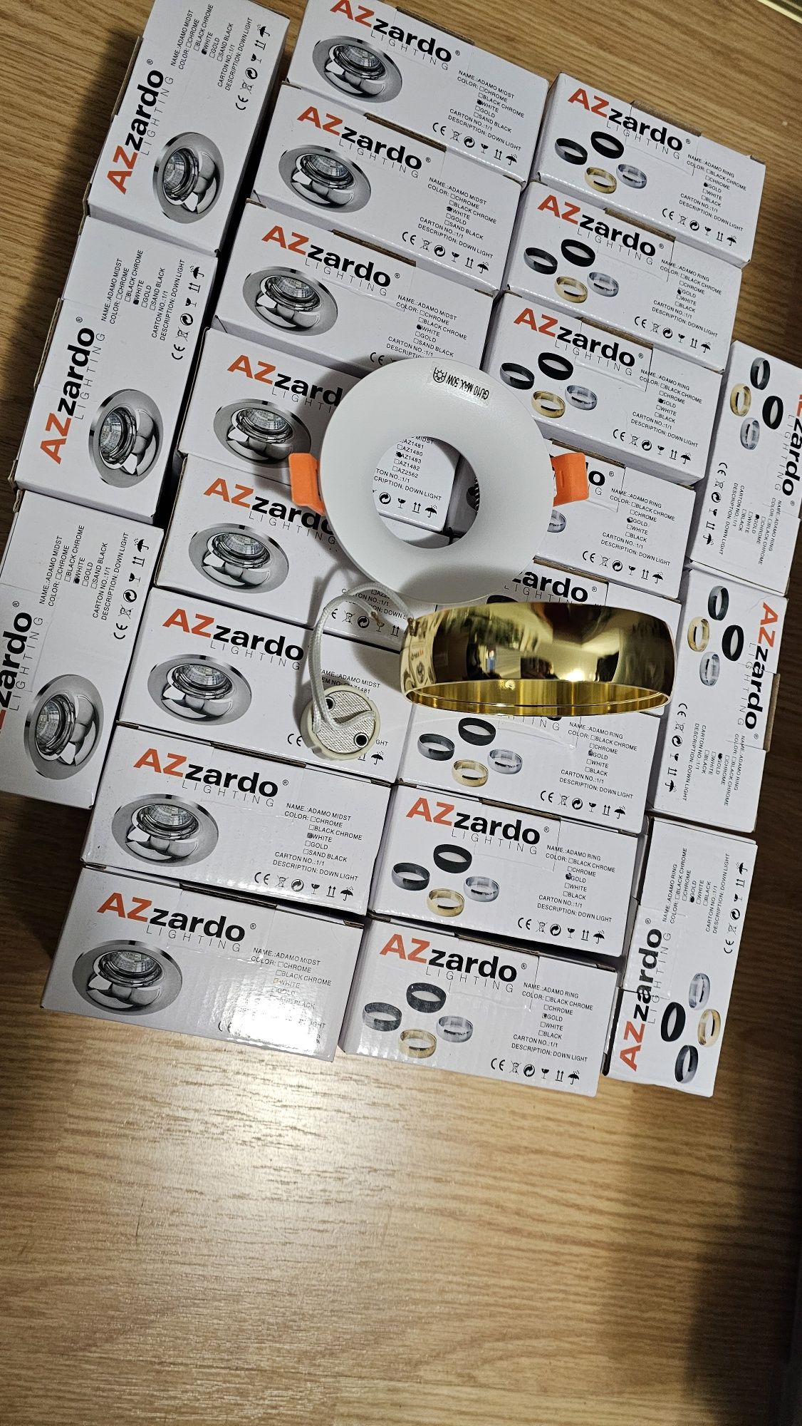 Azzardo lampka Oczko + Ring
