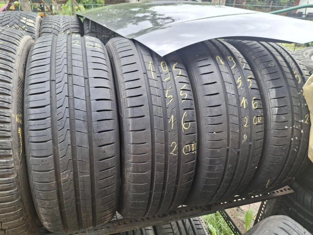 4x opony letnie 195/55r16 hankook 2020r