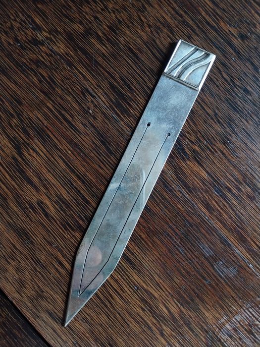 Abre Cartas, Marcador em Prata 835