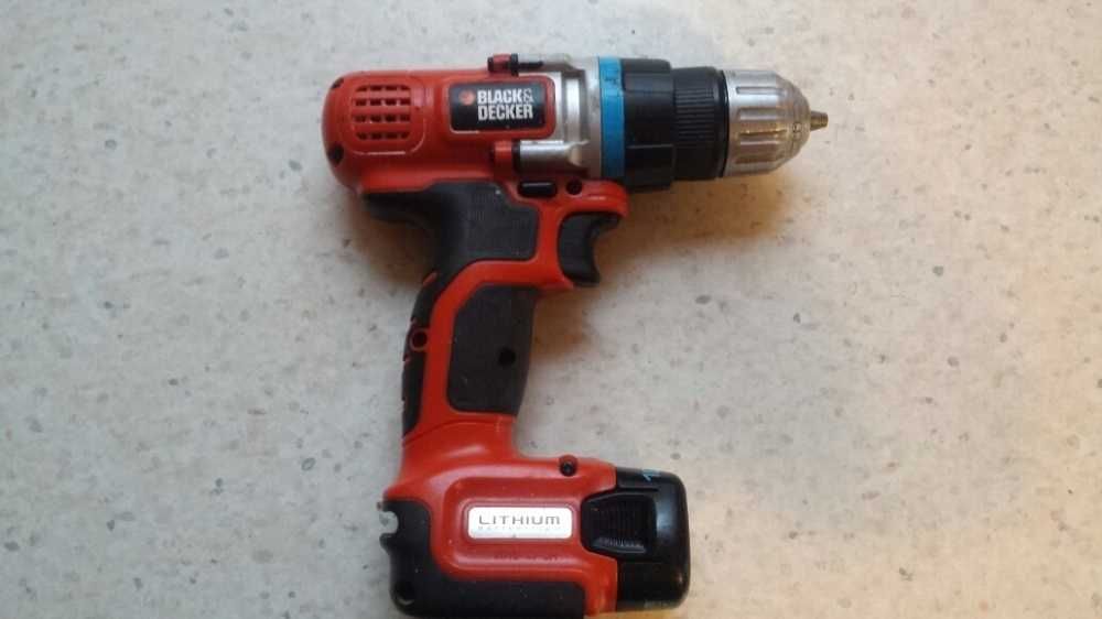 Wkrętarko - Wiertarka EGBL108 Black+Decker, zasilanie na akum 10,8V