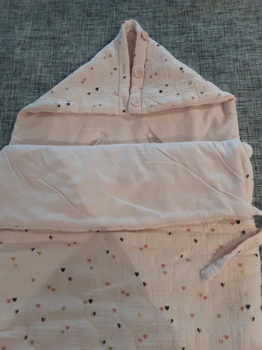 Saco de dormir bebe menina como novo