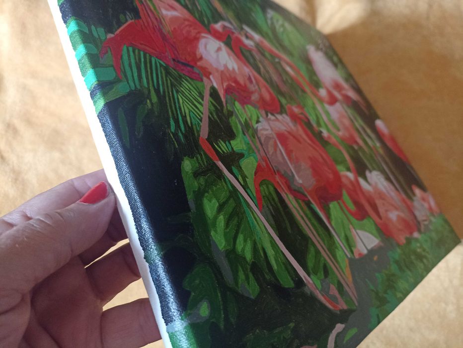 Картина Розовые Фламинго