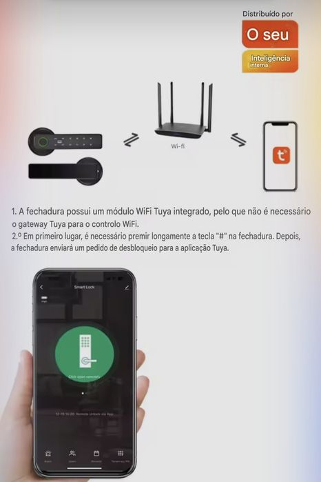 Fechadura inteligente tuya