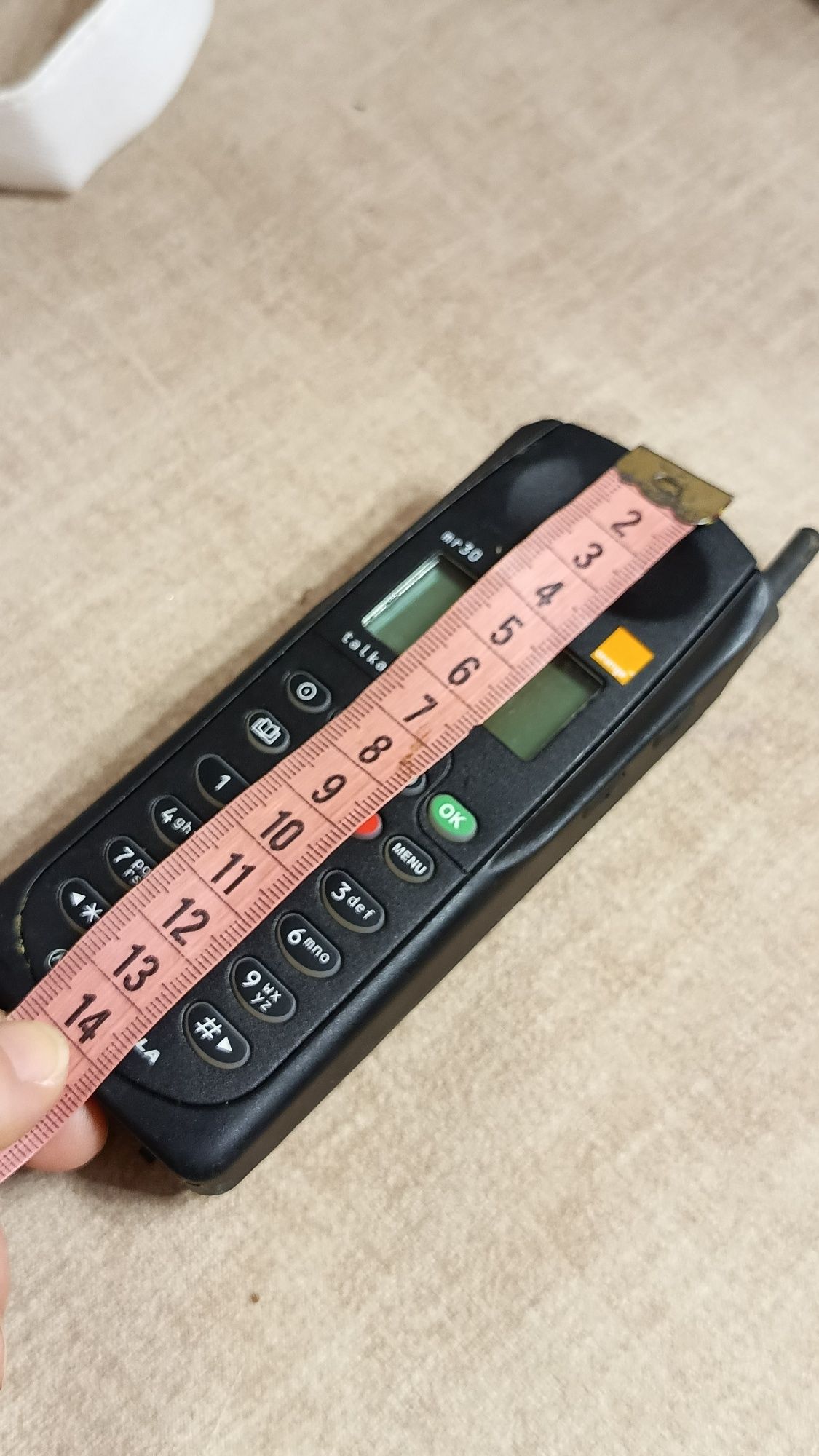 Motorola orange, винтажный Телефон мобильный , раритетный телефон,