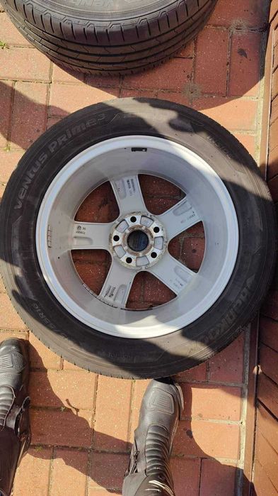 Letnie koła alum volsfagen golf stan bardzo dobry Hankook 215/55 R16