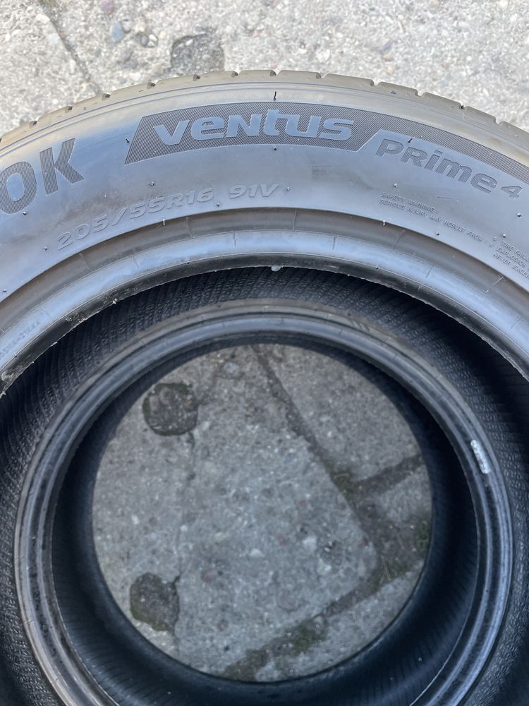 Opony Hankook 205/55r16 91V Ventus Prime 4 - 2szt letnie z rantem 7mm