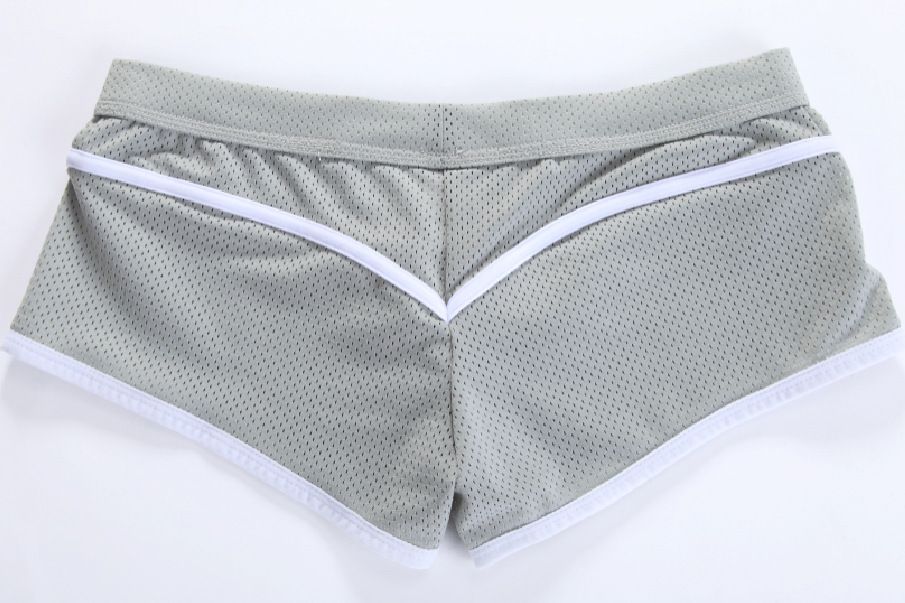 Męskie Sexowne Siateczkowe Bokserki Oddychająca Bielizna - XL
