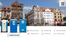Toaleta przenośna TOI TOI wynajem toalety serwis toalet wc na budowę