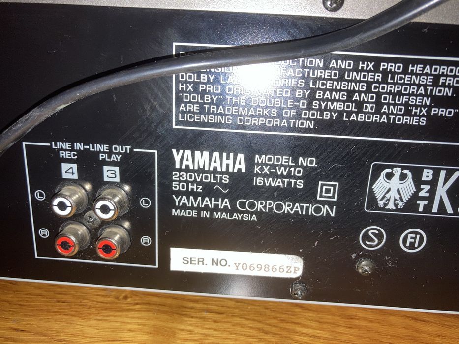 Yamaha retro deck cd tuner.