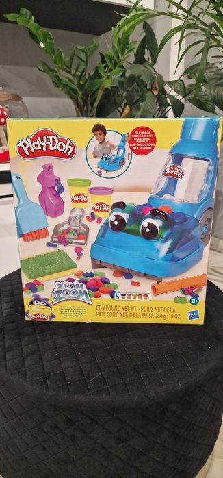 Play-Doh Ciastolina odkurzacz Wesoły zestaw sprzątający F3642