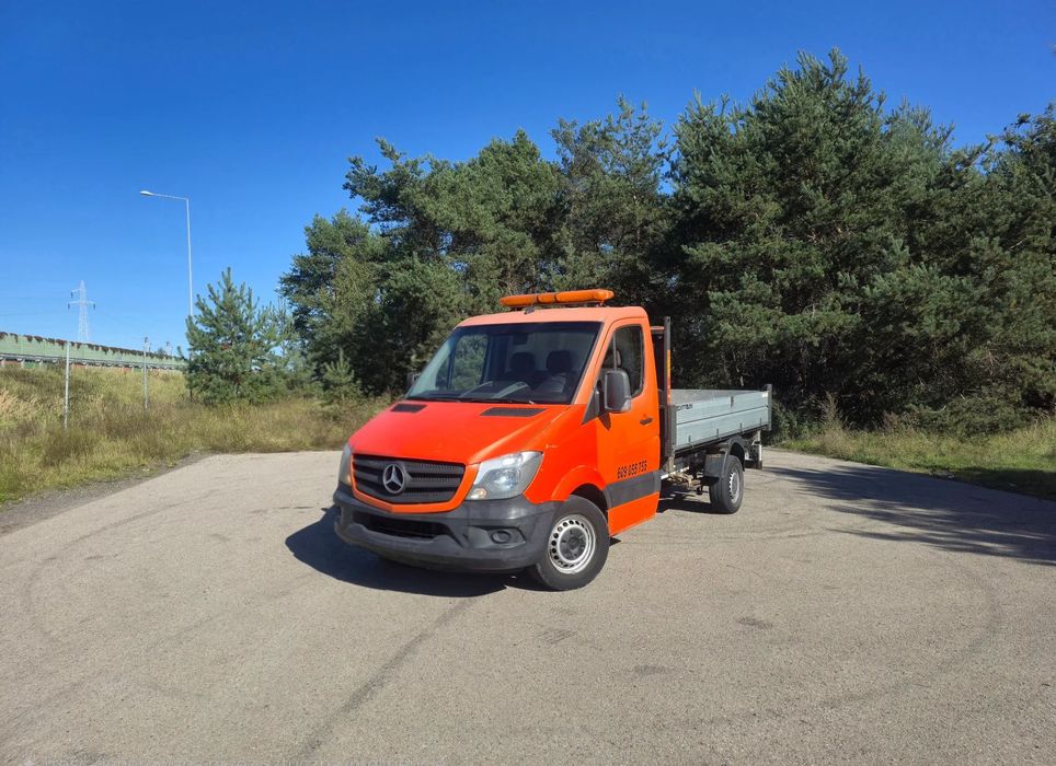Mercedes-Benz Sprinter 316 CDI  Wywrotka 3-stronna Hak Kamer Cofania, Bezwypadek I-właściciel Salon PL