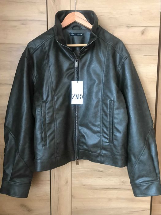 Zara Kurtka męska eco skóra L