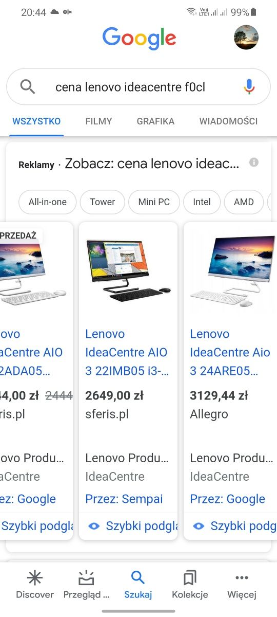 Komputer ,ekran Lenovo